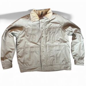 Woolrich Tan and Cozy cabin core Plaid Warm Women’s Jacket XL